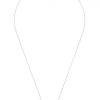 14K White Gold Diamond Heart Pendant, 0.10 TCW