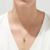 Seahorse Pendant ,18k Yellow Gold with Multi Sapphires & Diamonds 0.93ct - Image 2