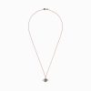 14K Rose Gold Blue, White and Black Diamond Evil Eye Pendant, 0.34 TCW - Image 2
