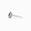 14K White Gold Blue Sapphire and Diamond Ring, 2.76 TCW - Image 3