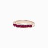 14K Rose Gold Ruby Band Ring, 0.84 TCW - Image 2